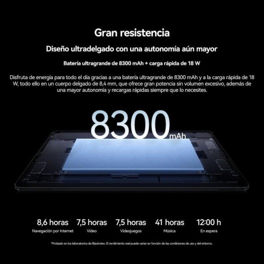 Tablet Blackview Zeno 5 WiFi 11" 8GB 128GB Naranja