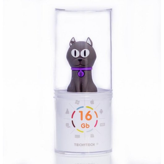 Penna USB TECH ONE TECH TEC5133-16 16GB USB 2.0 grigio con cappuccio