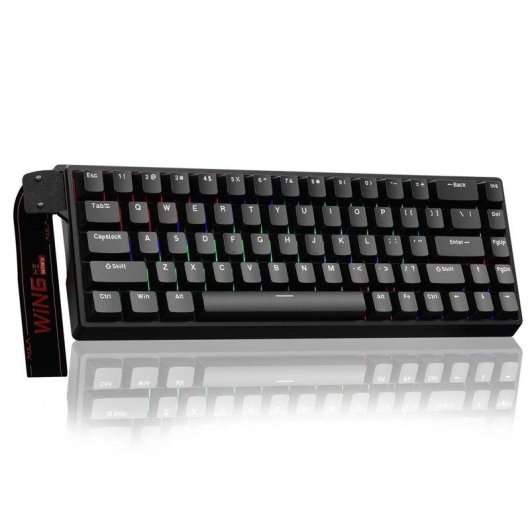 Teclado Aula Win68 HE Hall Effect magnético compacto con RGB y USB-C