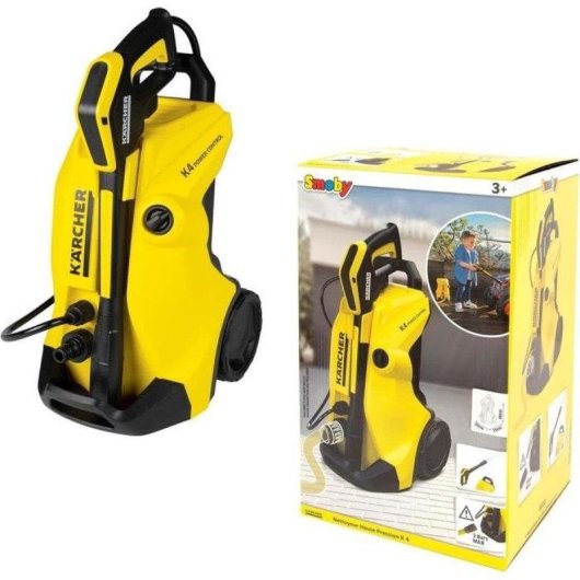 Smoby Replicação Pressione Água K4 Crianças Amarelo e Preto com Mangueira