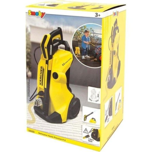 Smoby Replicação Pressione Água K4 Crianças Amarelo e Preto com Mangueira