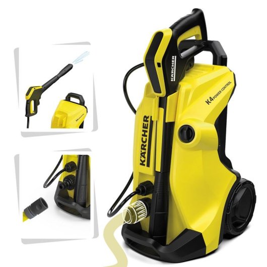 Smoby Replicação Pressione Água K4 Crianças Amarelo e Preto com Mangueira