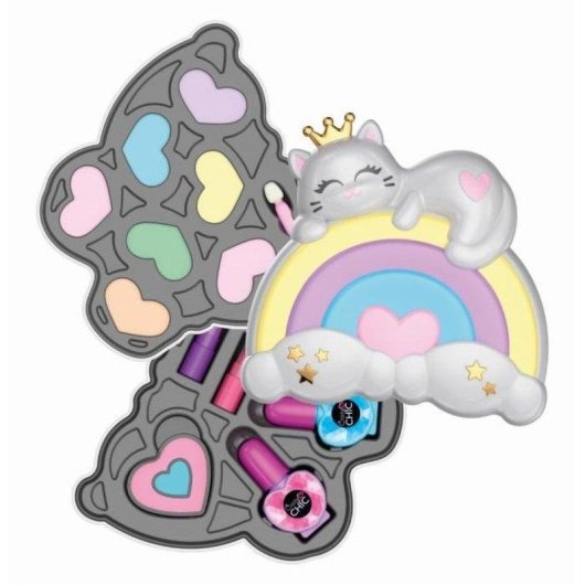 Kit de Maquillagem Infantil Arco-Íris Clementoni Crazy Chic