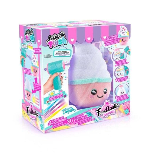 Kit de Decoración Squishy Canal Toys Food'tastic con Airbrush Eléctrico
