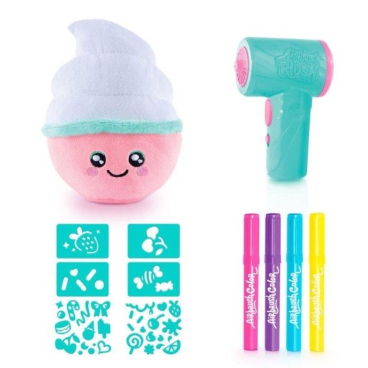 Kit de Decoración Squishy Canal Toys Food'tastic con Airbrush Eléctrico