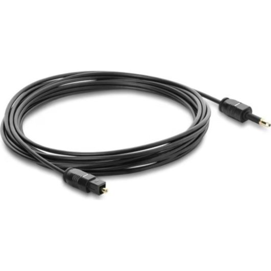 Câble audio Delock jack 3,5 mm vers TOSLINK 5 m noir