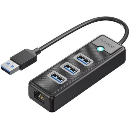 Hub Orico 4 puertos 2,5G Ethernet 5 Gbps modelo PW3UR25-U3 con USB-A