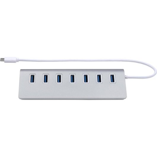 Hub Exsys 7 Ports 5 Gbps USB-C Modell EX-1136 mit aktiver Stromversorgung