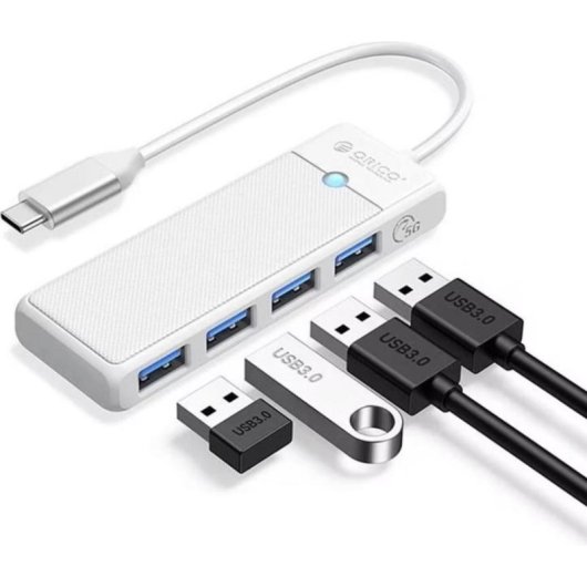 Hub Orico 4 Ports USB 3.0 5 Gbit/s Modell PAPW4A-C3 Kabel 1,8 m