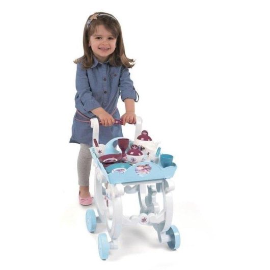 Carrinho de Brincar Smoby Desserte XL Frozen II com Bandeja Removível