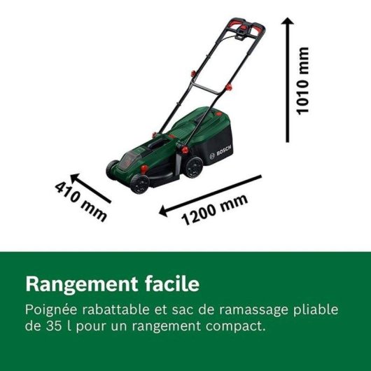 Rasenmäher Bosch Rotak18v-32 18V 32 cm Akku Brushless Motor 3-in-1