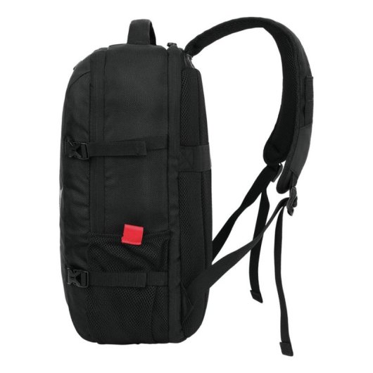 Rucksack White Shark TROOPER 16" Schwarz/Rot Polyester
