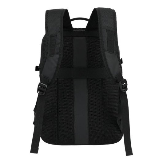 Rucksack White Shark TROOPER 16" Schwarz/Rot Polyester
