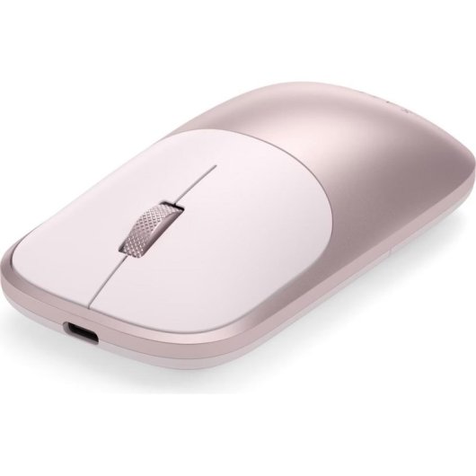 Ratón Satechi Slim EX Bluetooth 5.3 1200 DPI Rosa Blush Multisync
