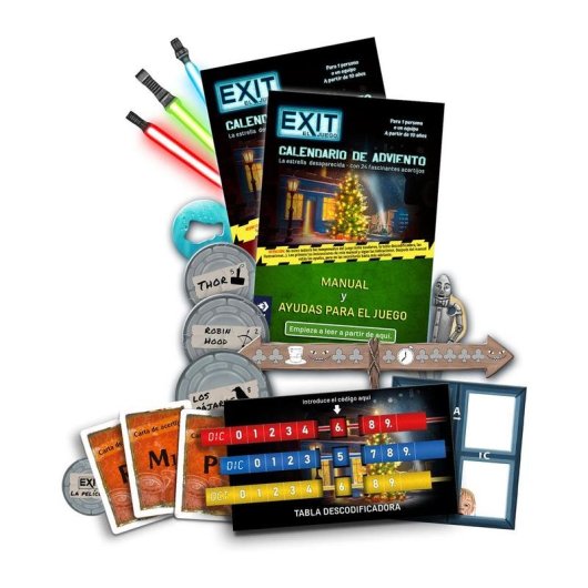 Juego de mesa Devir EXIT Calendario de Adviento escape cooperativo