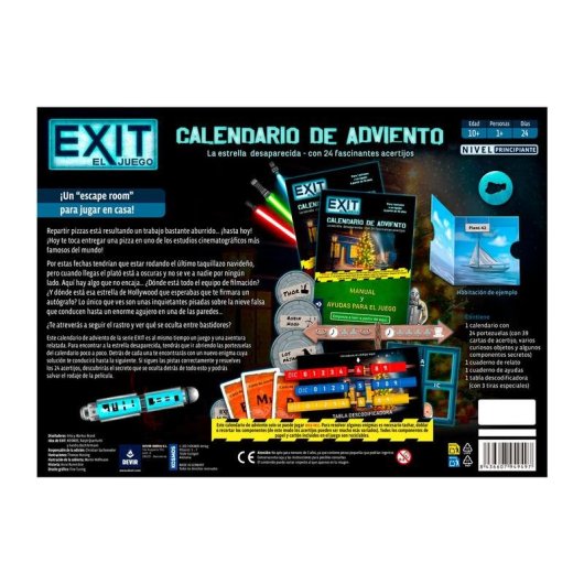 Juego de mesa Devir EXIT Calendario de Adviento escape cooperativo