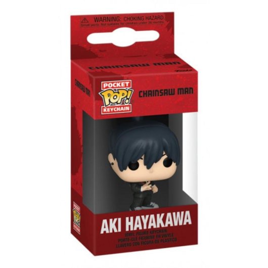 Porta-chaves Funko Pop! Aki Hayakawa Chainsaw Man Multicor Vinil 102 mm