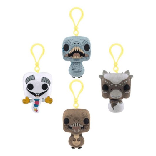 Porta-chaves de anel Funko Mystery Minis Jurassic Park Plush Multicor 102 mm