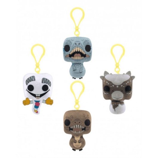 Porta-chaves de anel Funko Mystery Minis Jurassic Park Plush Multicor 102 mm