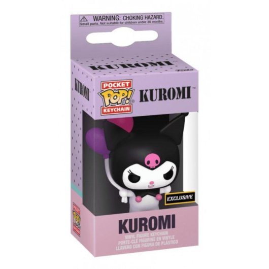 Porta-chaves Funko POP! Kuromi with Balloons Hello Kitty Vinil Multicolor