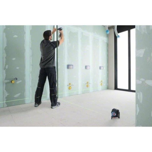 Nivelador láser Bosch Professional GCL 2-50 CG Verde con dos puntos verticales