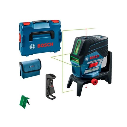 Nivelador láser Bosch Professional GCL 2-50 CG Verde con dos puntos verticales