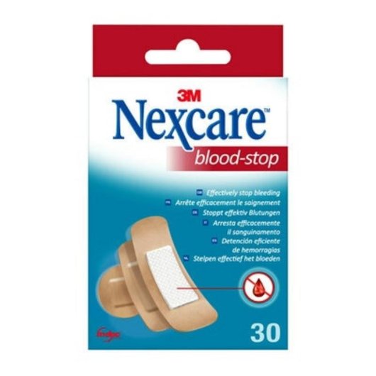 Apósitos adhesivos Nexcare Blood-Stop Surtidos 30 piezas