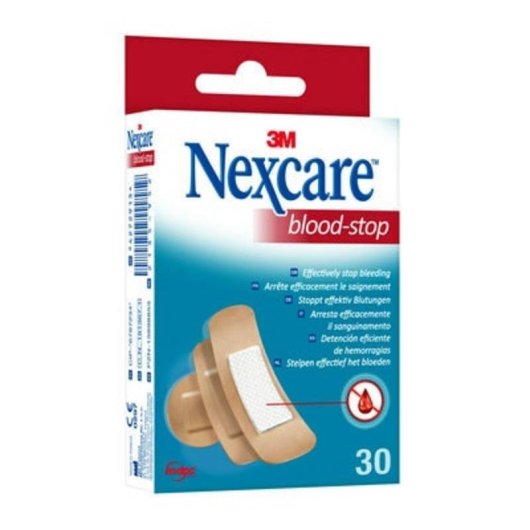 Apósitos adhesivos Nexcare Blood-Stop Surtidos 30 piezas