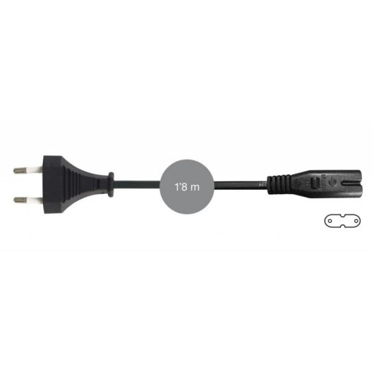 Steckdosenleiste Fonestar SR-448 1 Steckplatz ohne USB Schwarz