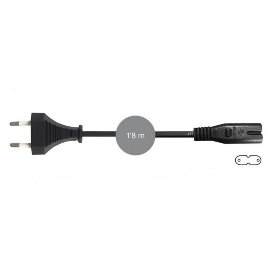 Steckdosenleiste Fonestar SR-448 1 Steckplatz ohne USB Schwarz