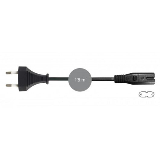 Steckdosenleiste Fonestar SR-448 1 Steckplatz ohne USB Schwarz