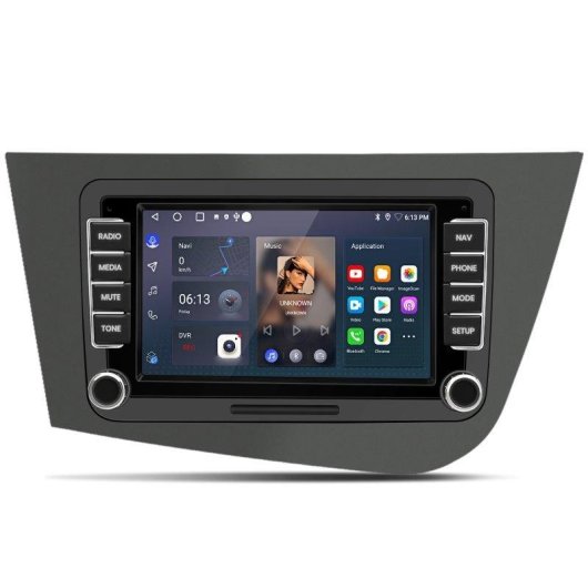 Autoradio Junsun Android 15 2+64GB CarPlay GPS DAB+ Bluetooth Seat Leon 2005-2012