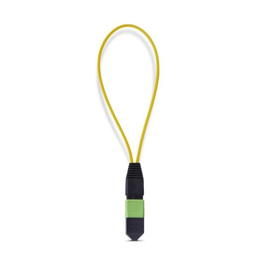 Comprobador de fibra óptica StarTech MPO-12 monomodo 9/125 hembra loopback ABS