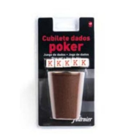 Juego de Azar Fournier Cubilete y Dados de Poker F29451