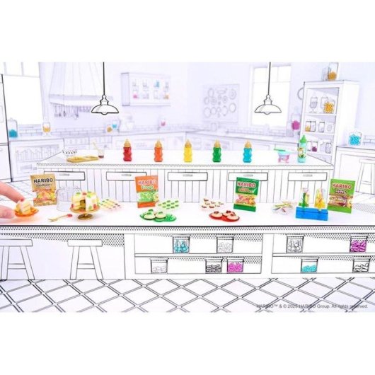 Kit manualidades miniatura MGA Miniverse Make It Mini Haribo Multipack con resina