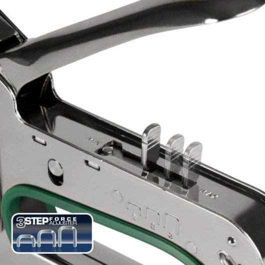 Grapadora Manuelle Rapid Pro R34e Acier 100%, Réglage 3 Positions, Anti-Rebond, Charge 6-14 mm