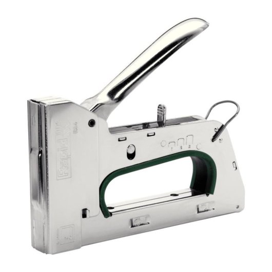 Grapadora Manuelle Rapid Pro R34e Acier 100%, Réglage 3 Positions, Anti-Rebond, Charge 6-14 mm