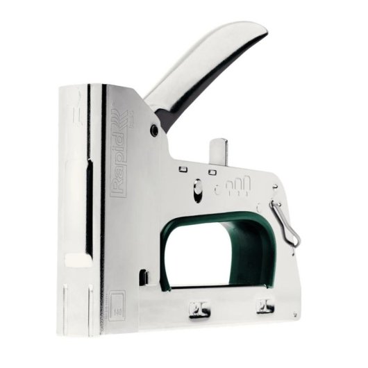 Grapadora Manuelle Rapid Pro R34e Acier 100%, Réglage 3 Positions, Anti-Rebond, Charge 6-14 mm