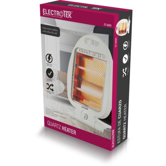 Chauffage Quartz Thulos ET-QH01 800W avec système anti-basculement