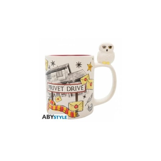 Tasse ABYstyle Harry Potter Hedwig & Privet Drive 3D 0,46 L Keramik