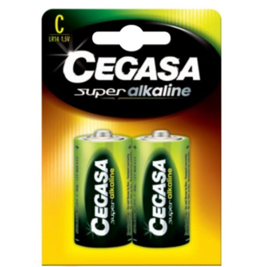 Alkaline-Batterie Cegasa B.LR14 2 Stück Blister