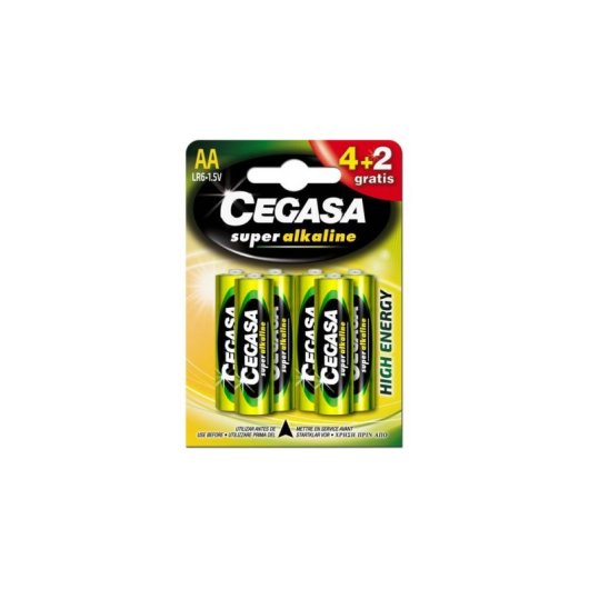 Alkaline Batterie Cegasa AA 6 Stück
