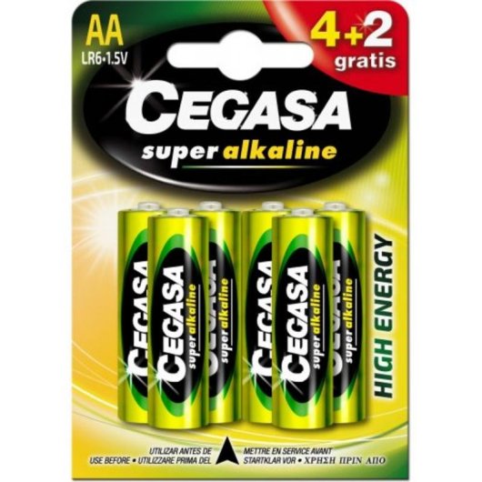 Alkaline Batterie Cegasa AA 6 Stück