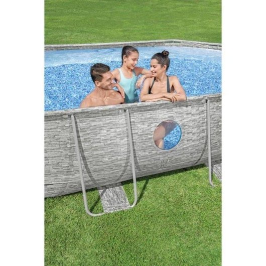 Piscina démontable Bestway Steel Pro Max Splashview 488x305x107 cm