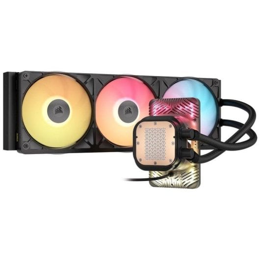 Refrigeración líquida Corsair iCUE LINK TITAN II 360 RX LCD 360mm 1 ventilador LCD RGB
