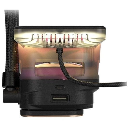 Refrigeración líquida Corsair iCUE LINK TITAN II 360 RX LCD 360mm 1 ventilador LCD RGB