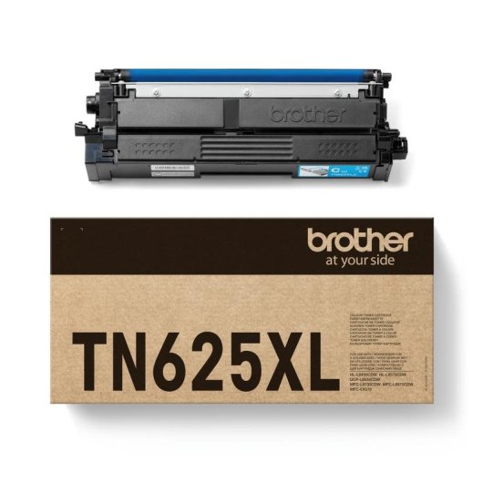 Cartuccia Toner Brother TN625XLC Cyan XL 4500 Pagine