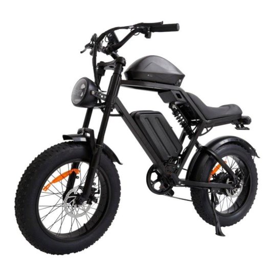 Bicicleta eléctrica Jking Fxh-002 500W 48V 15,6Ah 20"x4,0" Freno Disco Negro
