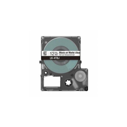 Cartuccia Etichette Epson C53S672065 Nero Trasparente 1,2 cm