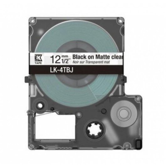 Cartuccia Etichette Epson C53S672065 Nero Trasparente 1,2 cm